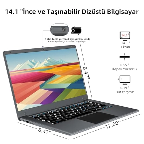 LeadBook T15 - 14.1'' Celeron 4 GB DDR3 192 GB SSD