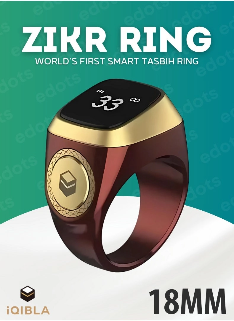 Smart Zikr Ring - 18mm