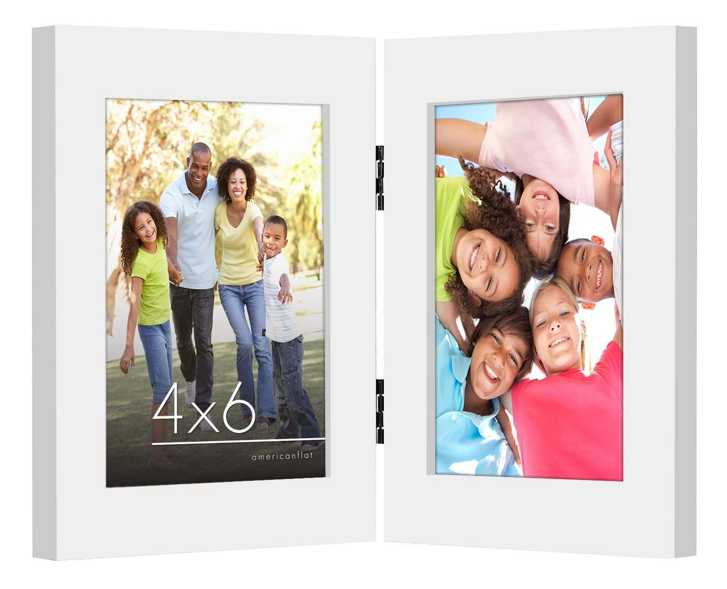 Hinged Double Picture Frame - 4X6 2