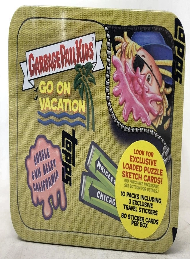 Garbage Pail Kids Go On Vaction Tins
