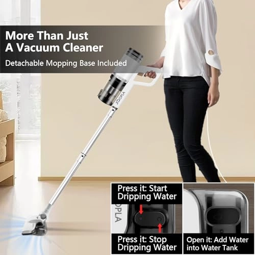 Stick Vacuum Cleaner - 2 in 1 Mopping