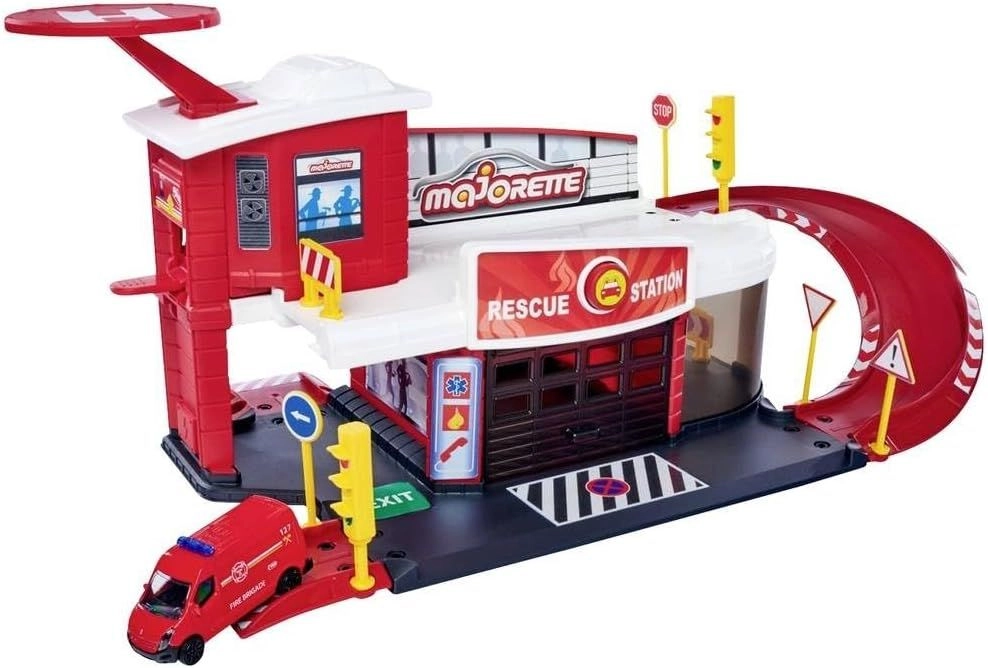 Majorette Creatix Rescue Station + Rescue vehicle