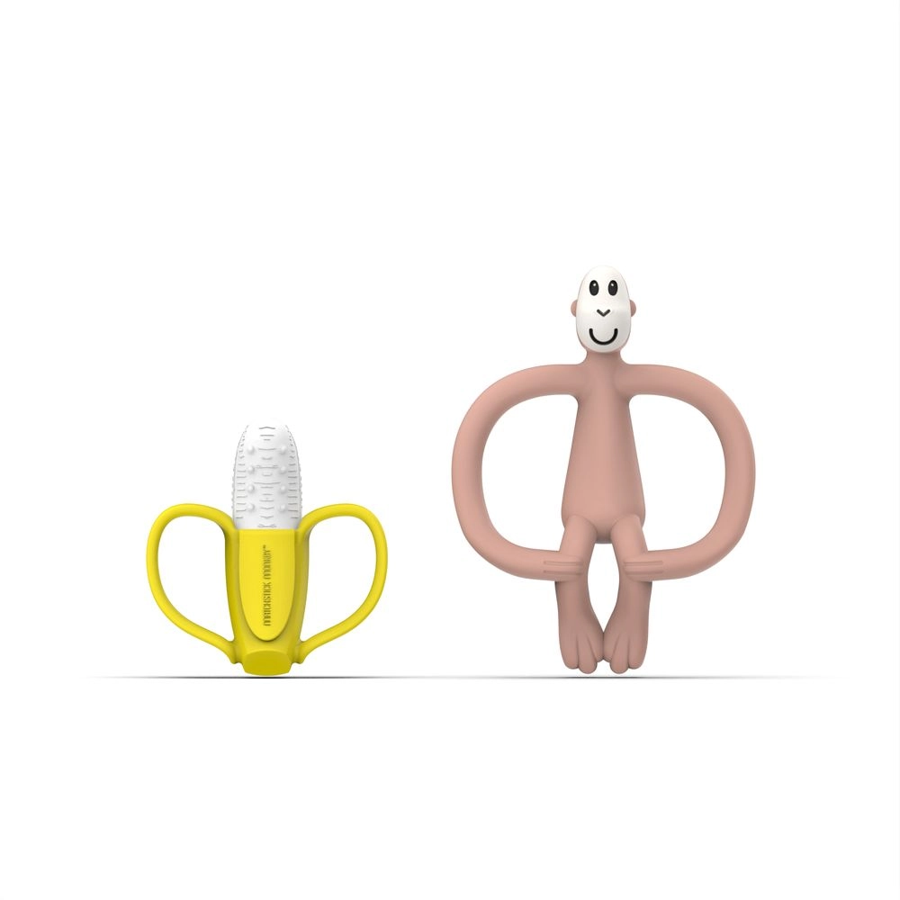 Monkey Teether + Banana Teething Soother