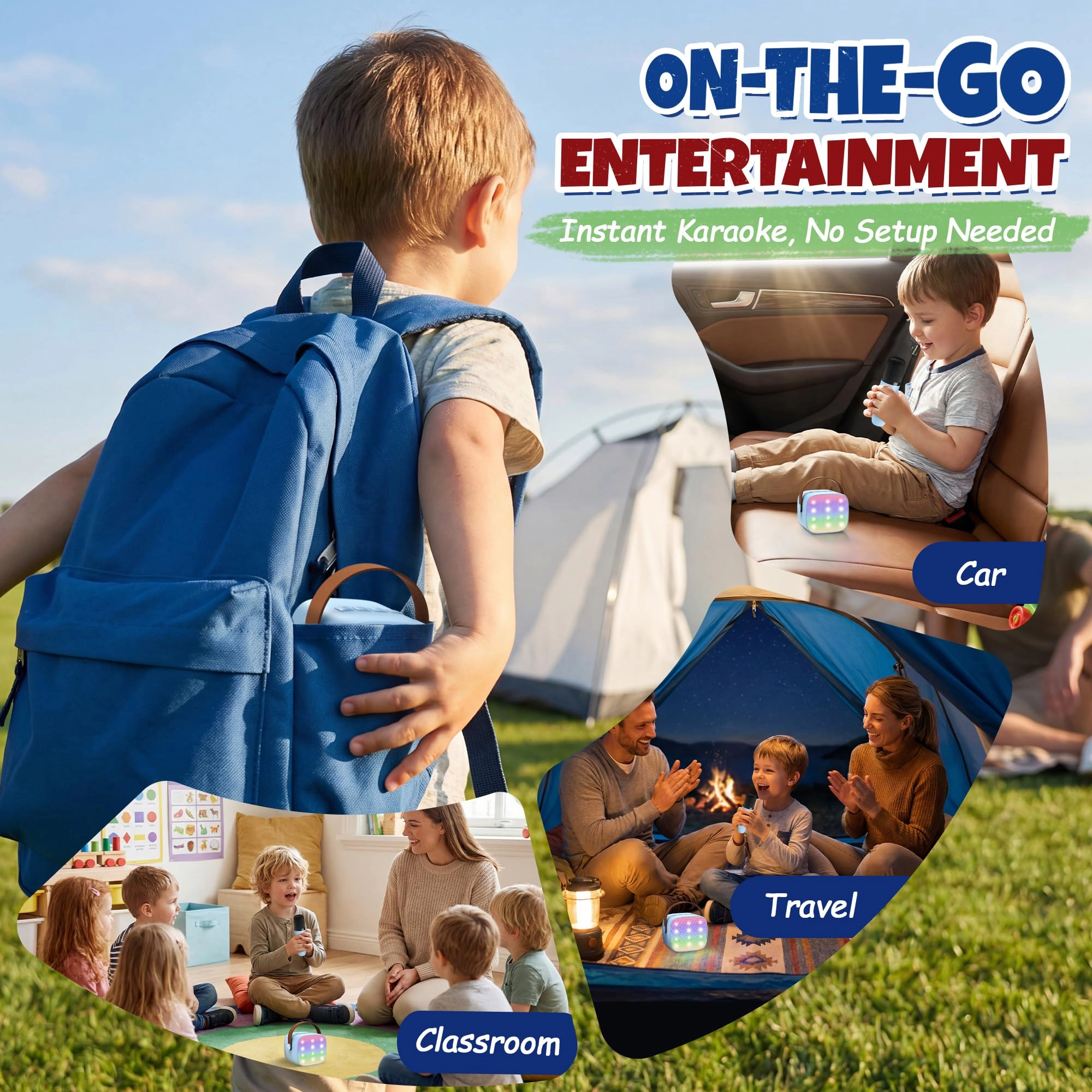 Karaoke Machine - 2 Wireless Microphones