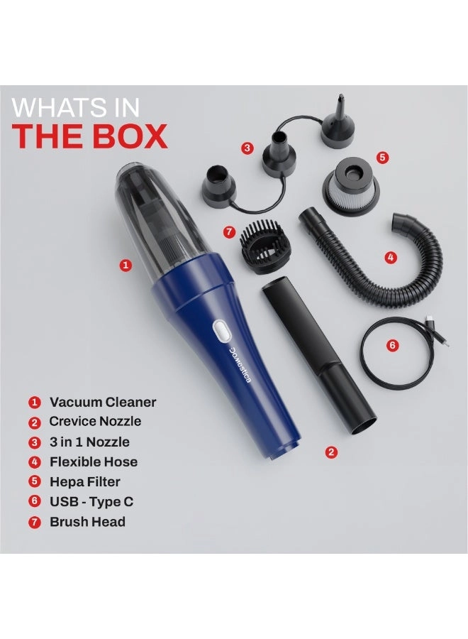 Cordless Car Vacuum Cleaner - 2000mAh*3