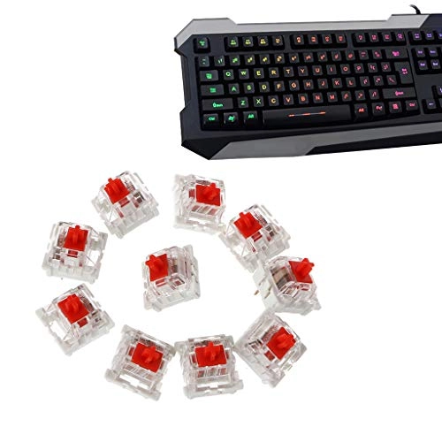 Mechanical Keyboard Switch - 10pcs Mounted on PCB