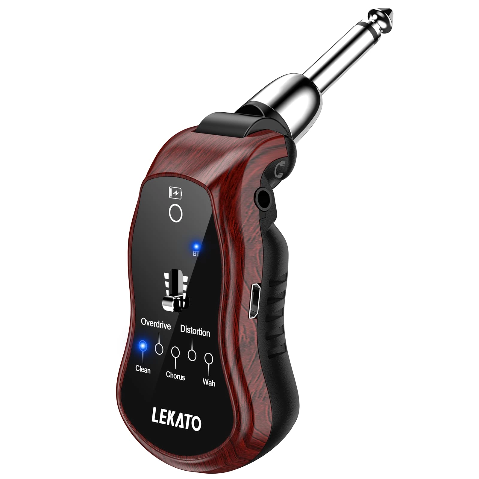 LEKATO Guitar Headphone Amp - Rechargeable Bluetooth 5W