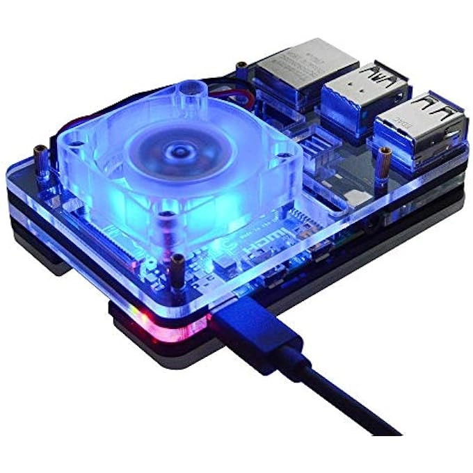 RASPBERRY PI 4 MODEL B - ELECTRONIC CASE FAN COOLING HEATSINK