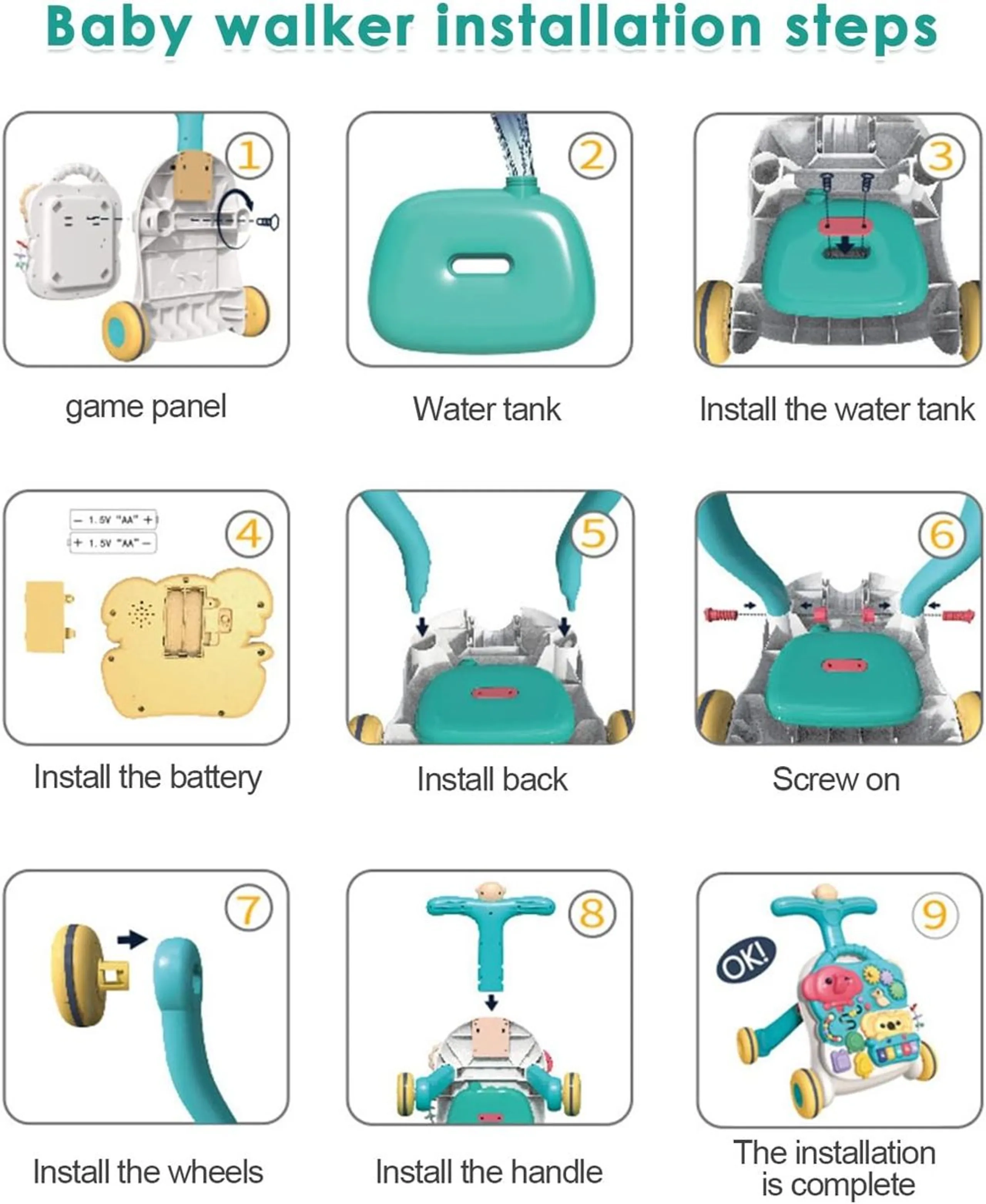 Daisy - 3-In-1 Baby Walker