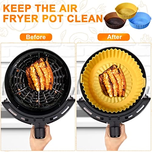 Air fryer silicone pot - Silicone 3 piece(s)