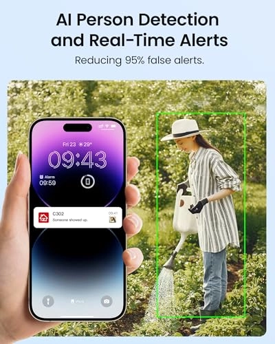 2K Wi-Fi 6 Security Camera System - 4 8 3MP