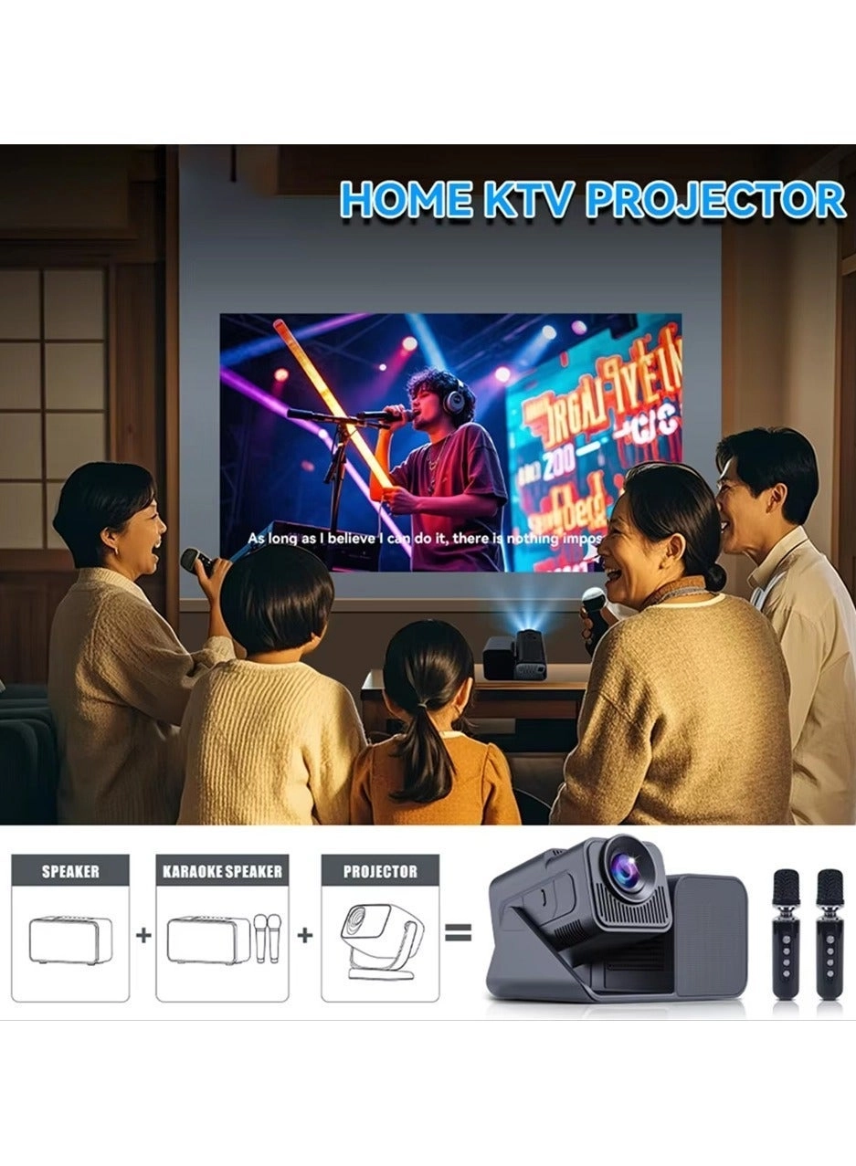 Smart Android 12 Projector Mini Projector with gaming stick 200 ANSI lumens
