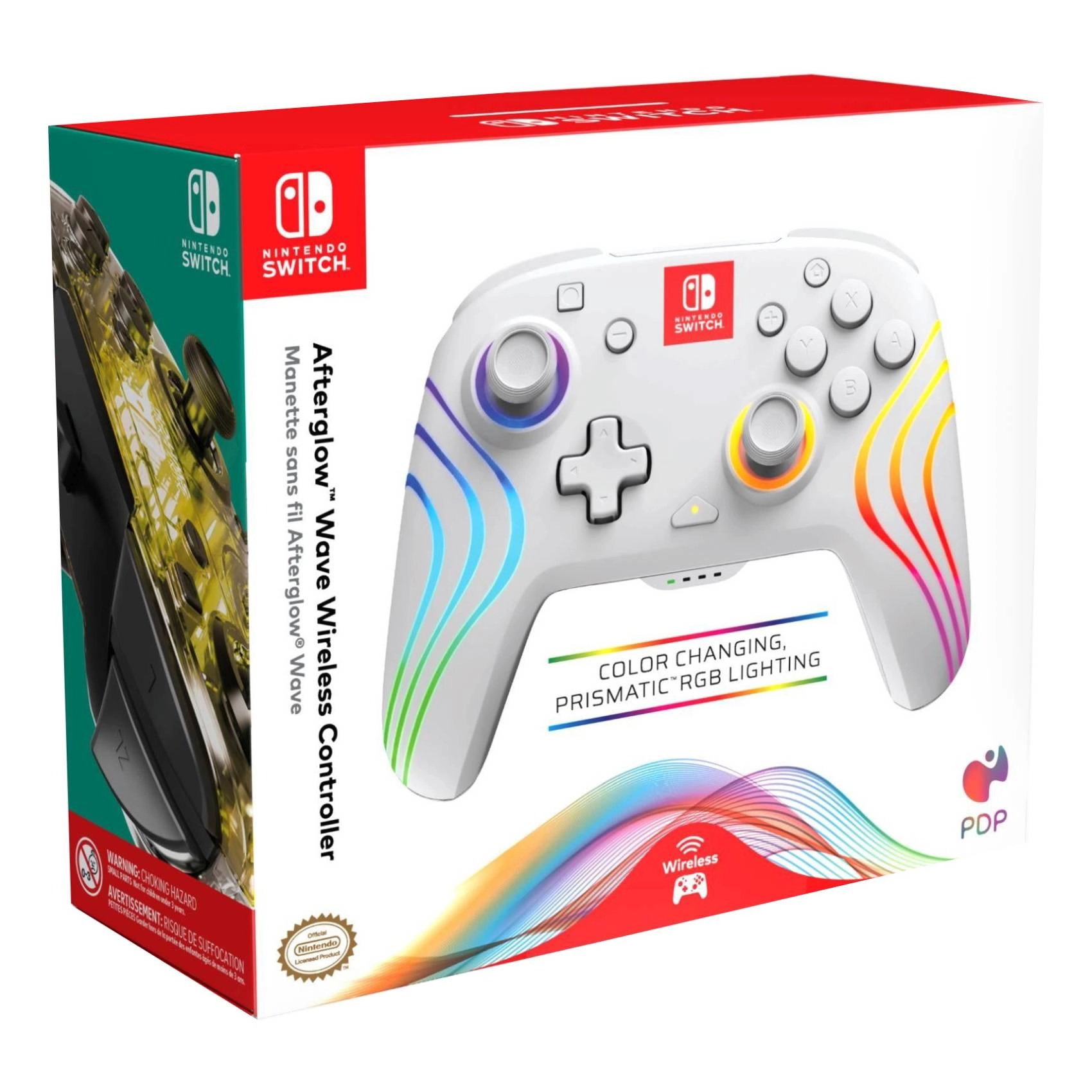 Afterglow Wave - White Nintendo Switch
