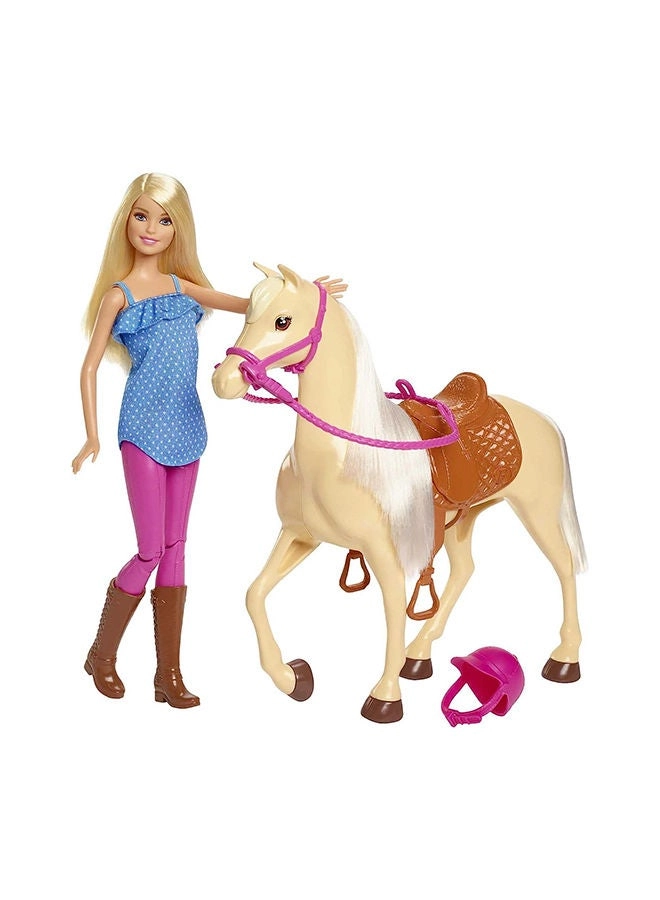 Barbie Pets Doll & Horse