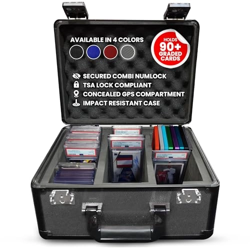 Graded Card Case - 24 x 16.99 x 31.5 cm PSA CGC Beckett SGC One-Touch Toploaders 3-Row