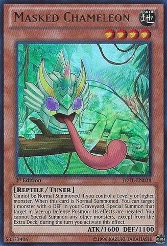 Yu-Gi-Oh! Masked Chameleon JOTL-EN038 - Unlimited Edition