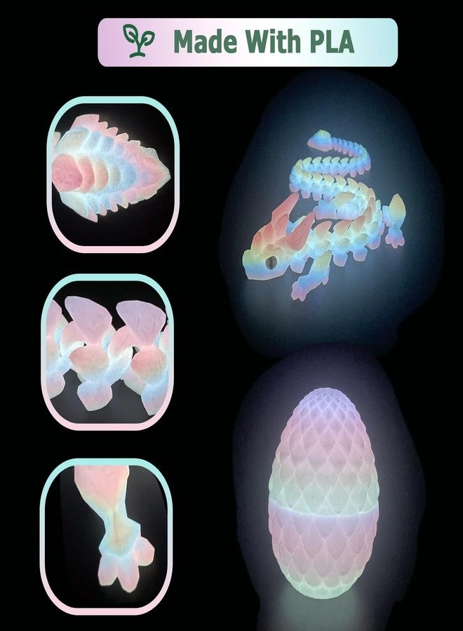 3D Printed Dragon with Egg - 6 Pack