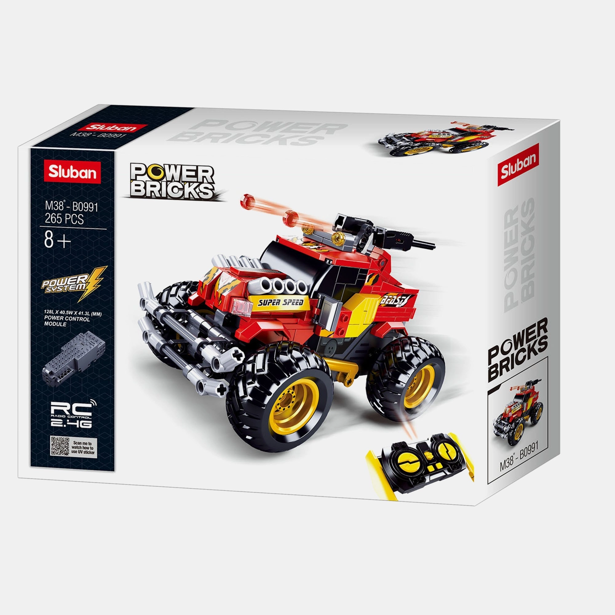 Sluban Powerbricks Rc Off-Road Vehicle - 2.4GHz 4WD