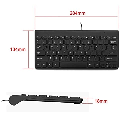 Slim Portable USB Keyboard - Wired