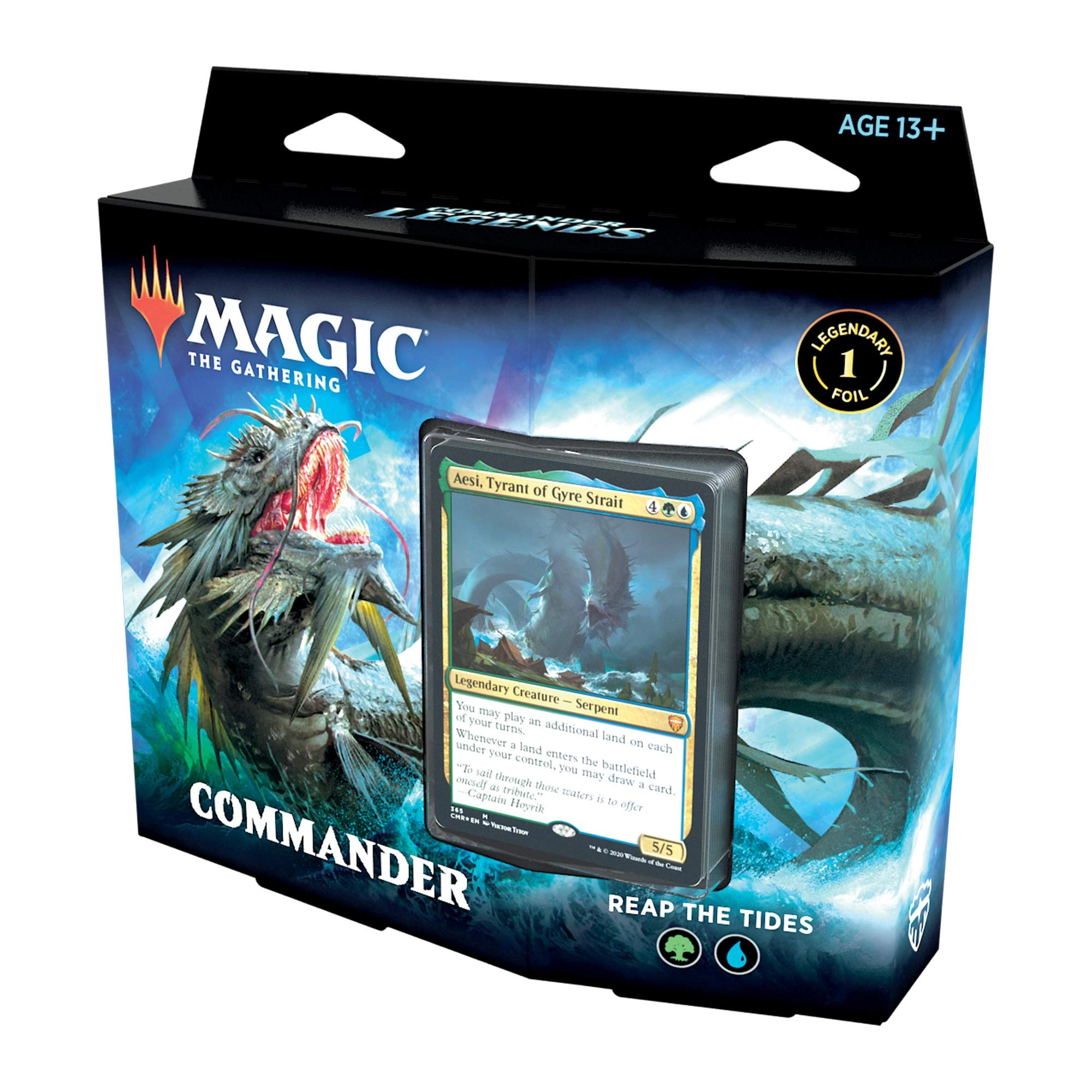 Wizards of the Coast Commander Legends – Reap the Tides - 100 Card