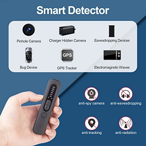 Hidden Camera Detector - RF Signal Detection Infrared Finder 5-Level Sensitivity