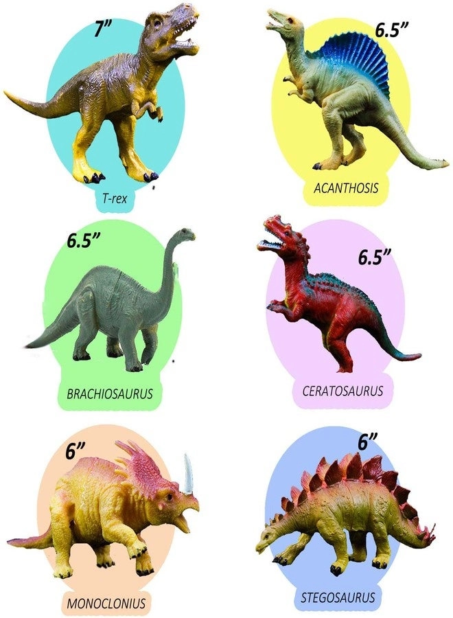 Dinosaur Figure Set - 6 Pack