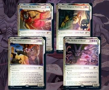 Magic TCG Secret Lair: Showcase: Murders at Karlov Manor - 4pcs