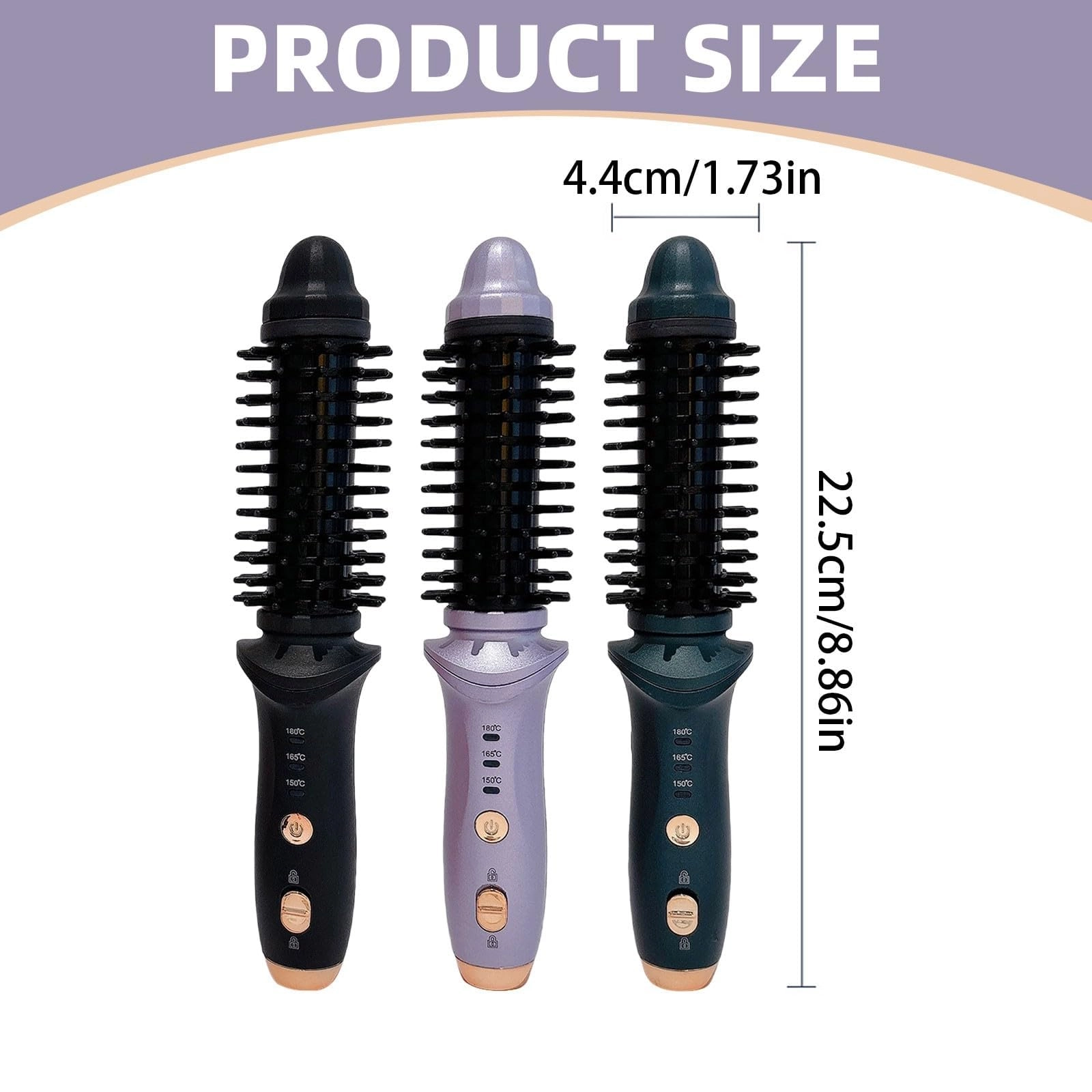 Mini Cordless Heated Round Brush