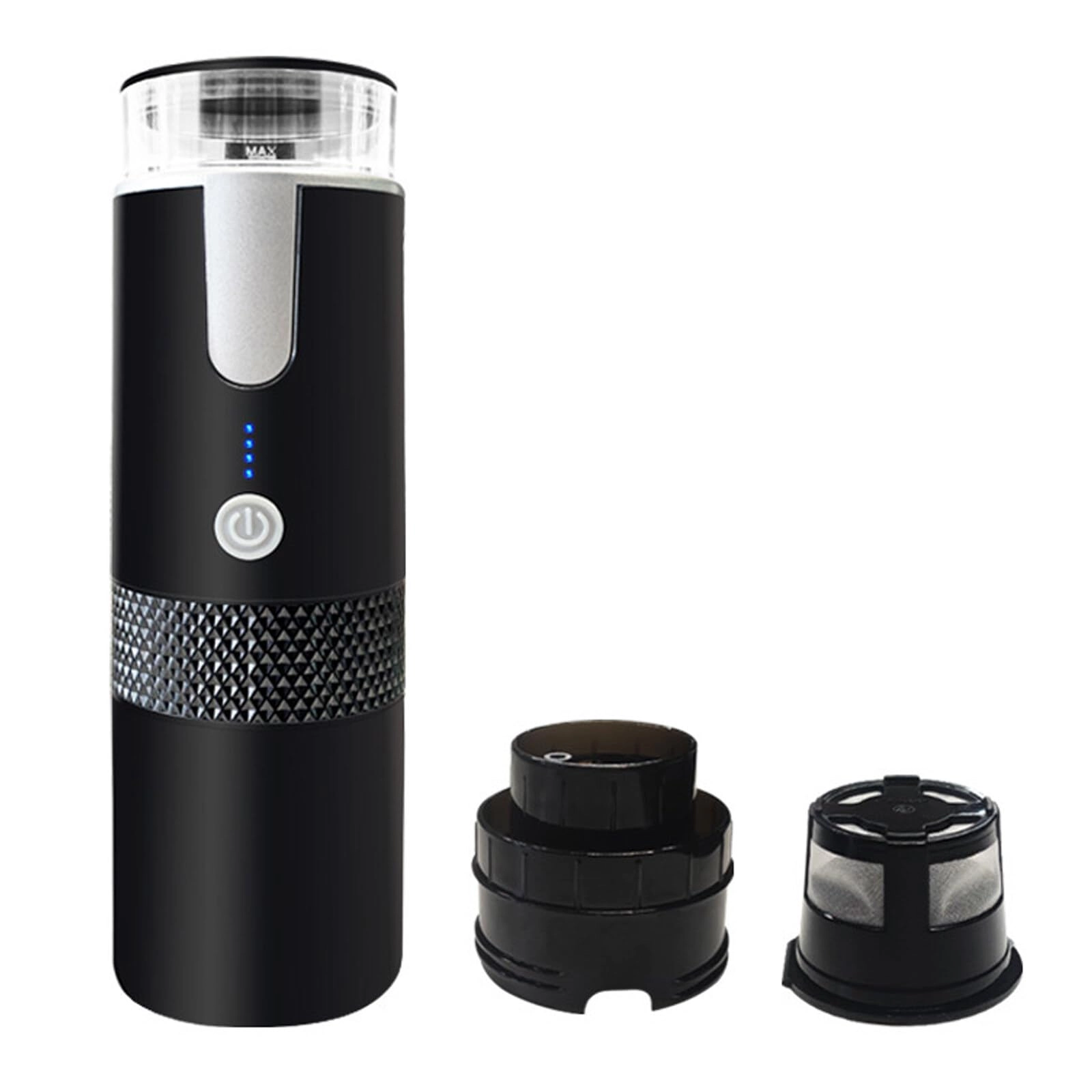NCONCO Portable Coffee Maker - 170ml Ground and K-Cup Capsules