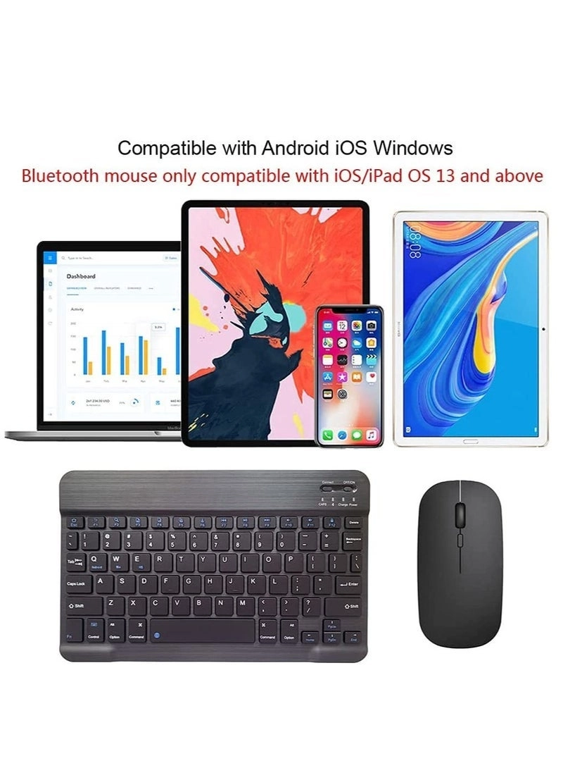 Ultra-Slim Bluetooth Keyboard + Bluetooth Mouse