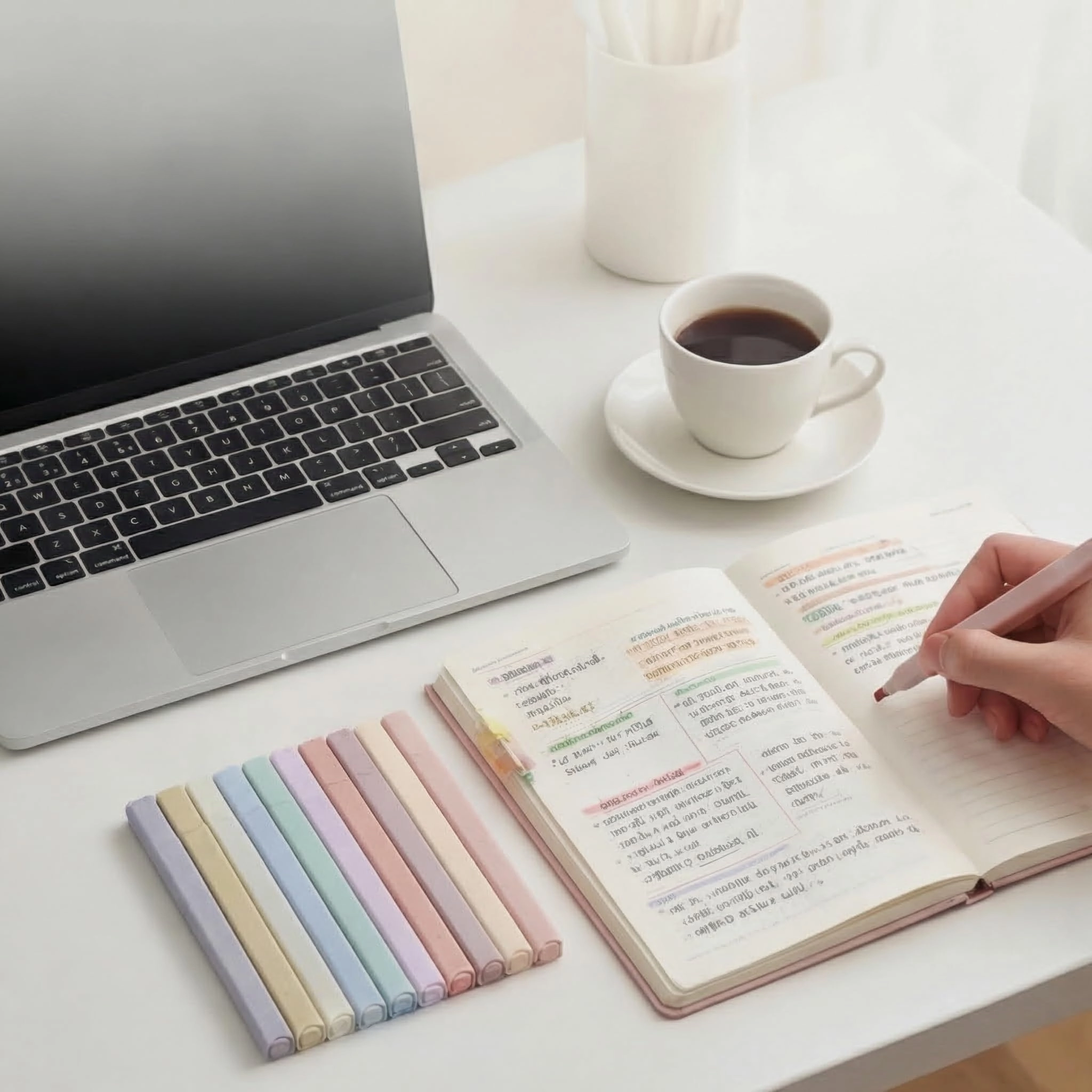 Aesthetic Cute Highlighters - Multicolor Chisel