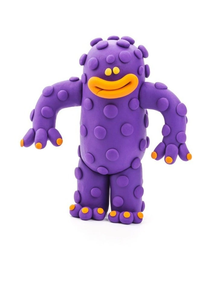 DIY Monsters Plastic Modelling Air Dry Clay Kit - 3+ years 6 pcs