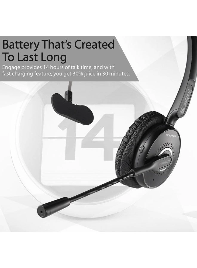 HD Voice Clarity Over Ear Mono Earphone