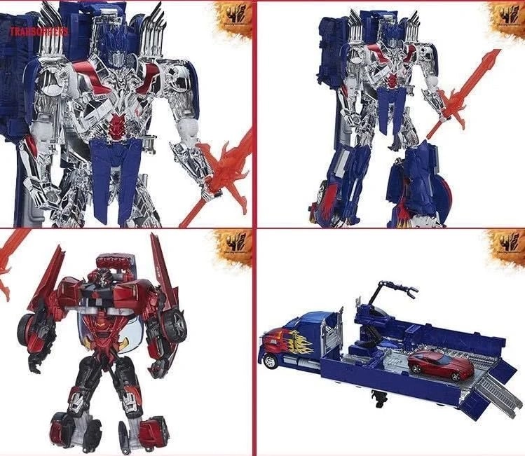 Transformers - Optimus Prime Platinum Edition With Trailer & Sideswipe