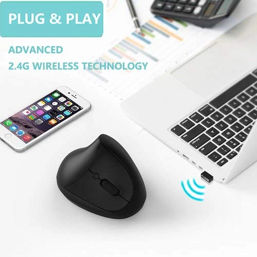 Ergonomic Vertical Mouse - Wireless