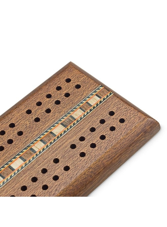 Cribbage Board - Double Track Italian Inlaid