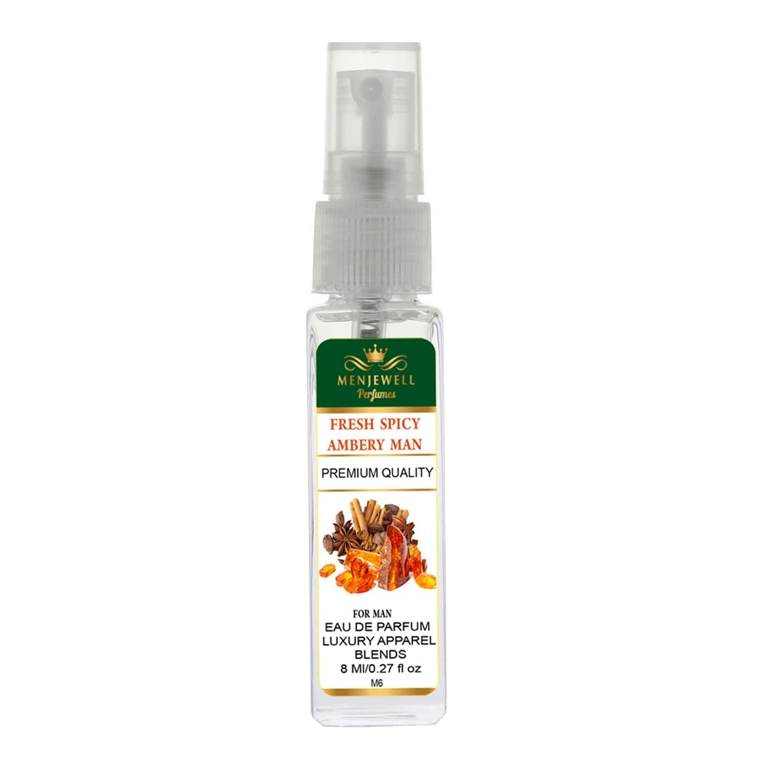 Amber Wood Marine Eau de Parfum 8ml Pack