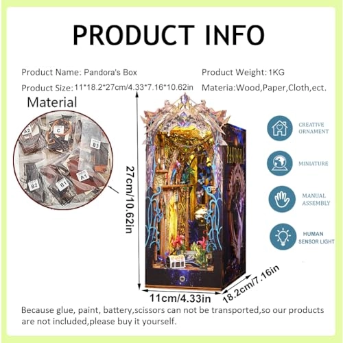 Magic House - 3D Mini Dollhouse Musical Movement