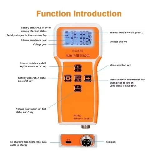 RC3563 - Battery Tester 18650 Set