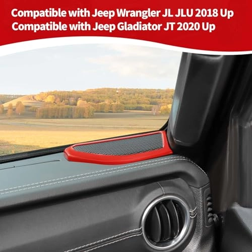 A Pillar Speaker Frame Trim Cover - Jeep Wrangler JL 2018-2024