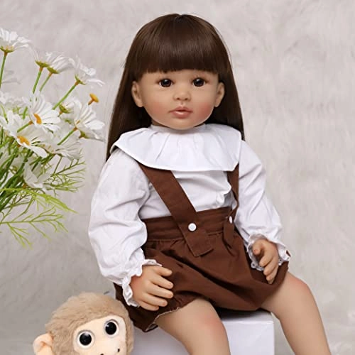 Reborn Baby Doll - 22 Inches / 55 cm Silicone Ages 3+