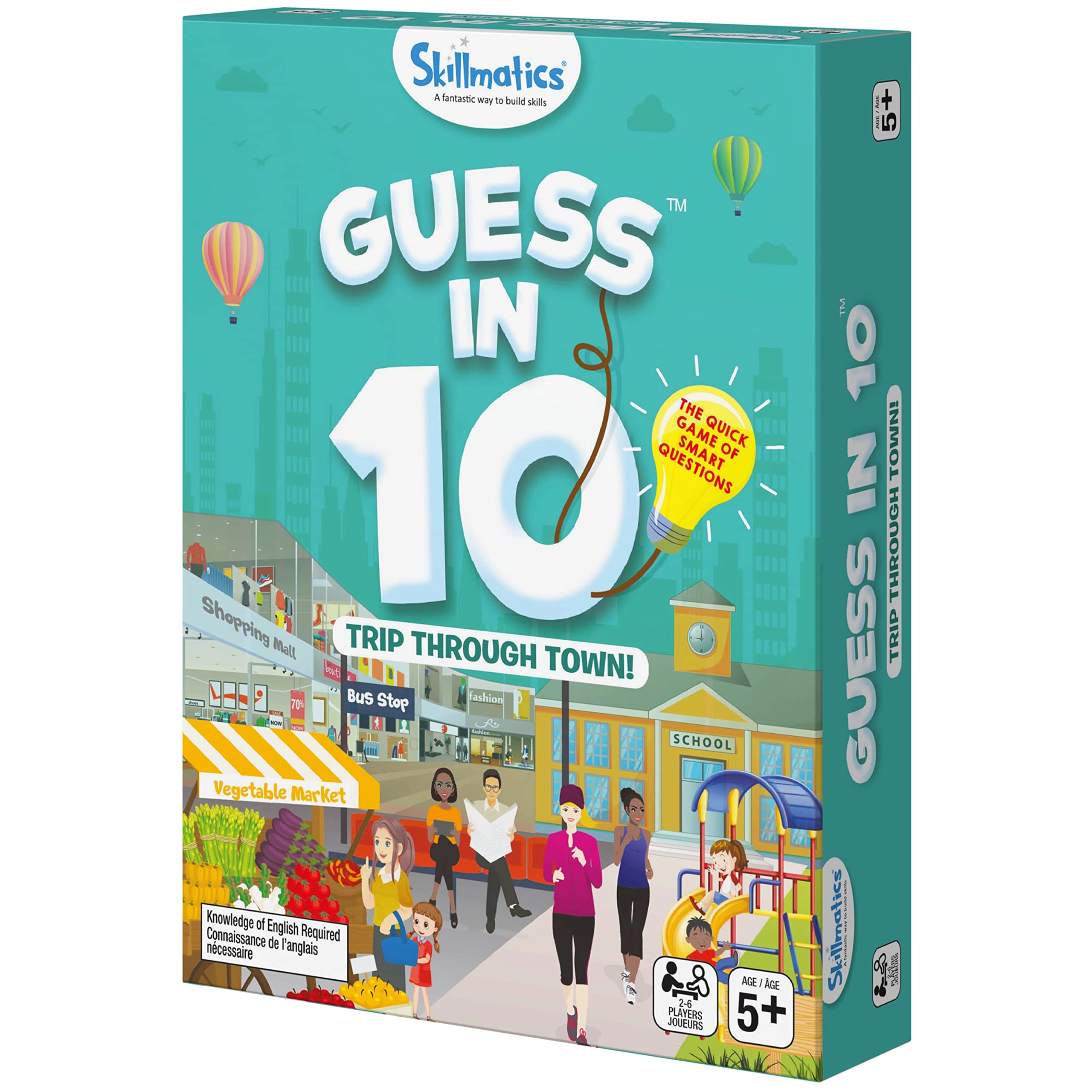 SPIN MASTER GAMES Skillmatics Guess in 10: Trip Through Town