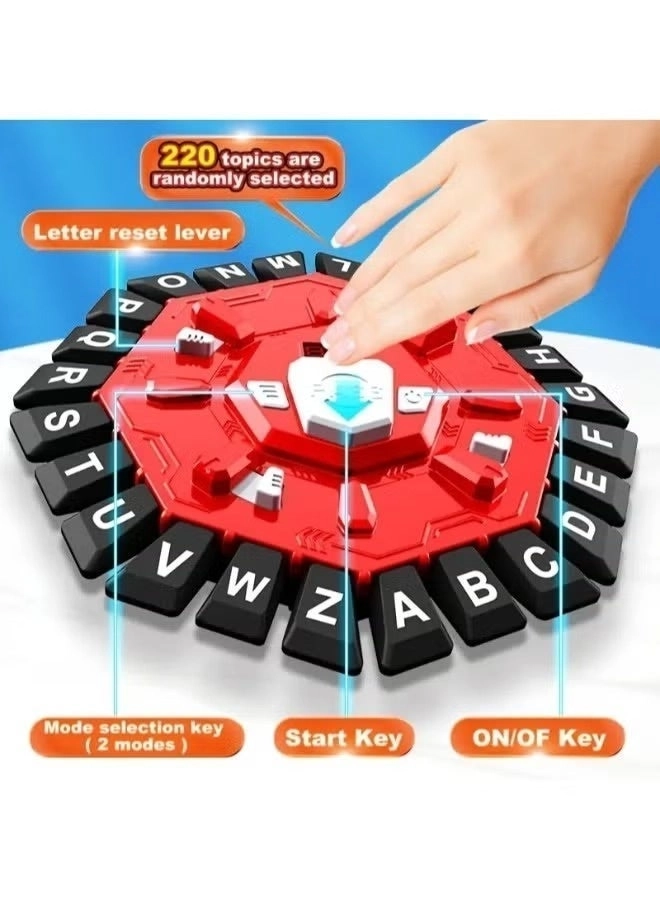 Interactive Word Game - Digital Timer 2 Modes 24-Letter Alphabet Board