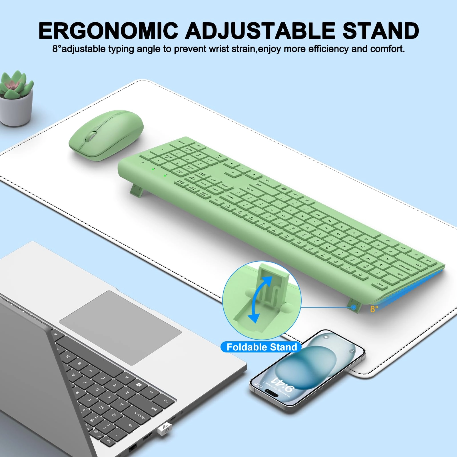 Keyboard and Mouse Combo - QWERTY Wireless