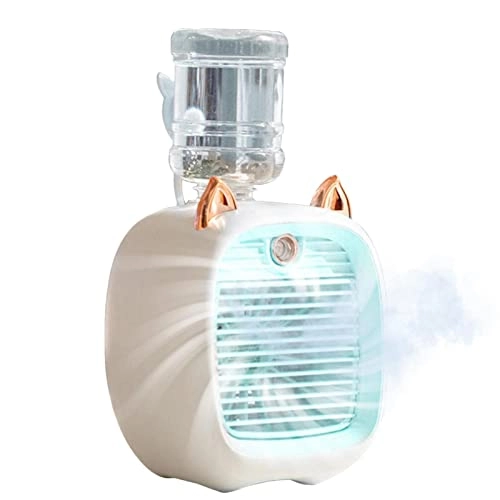 Air Conditioner Fan - Yellow 3-Speed Portable