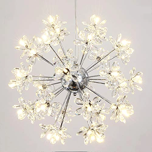 G4 Modern Light Luxury Crystal Chandelier - 64 head Gold and transparent crystals