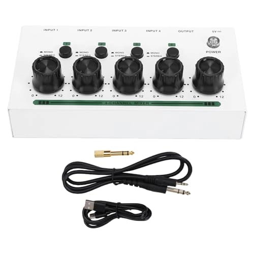 Headphone Amplifier - 4 Channel Independent Volume Control USB Powered