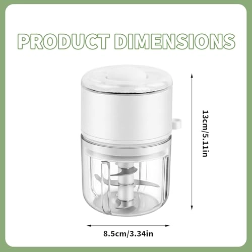 Electric Kitchen Chopper - 350ml Battery Powered