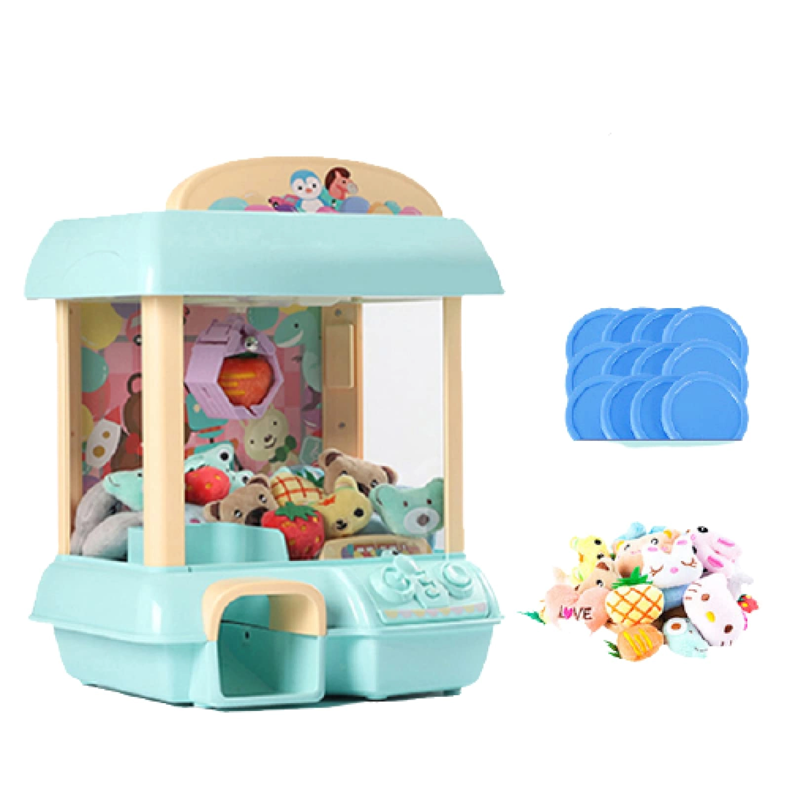 AOOF Claw Machine - Mini Coin Operated Music