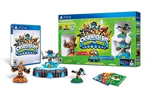 Activision SWAP Force + Portal of power + Skylanders figures + Character collector poster + Sticker sheets + Trading cards - PlayStation 4